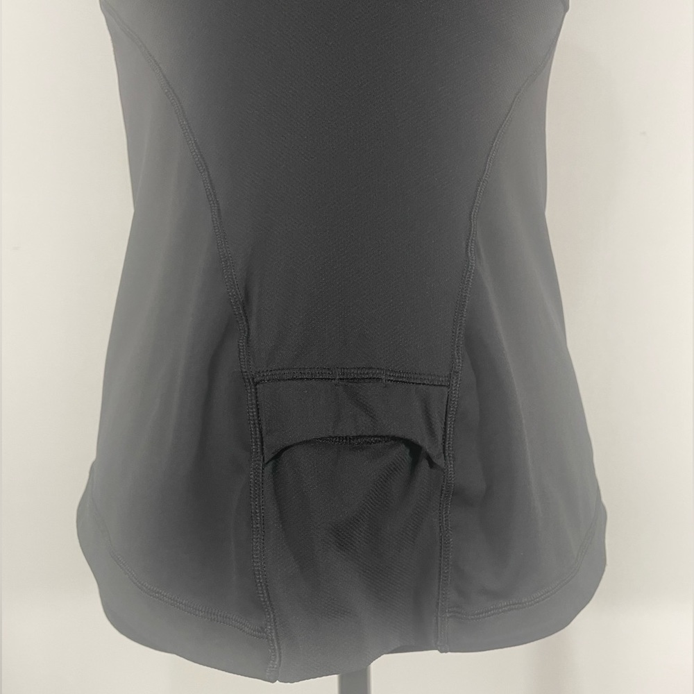 Lululemon Black, Racerback Tank, Built in bra,Size Small - Picture 6 of 11